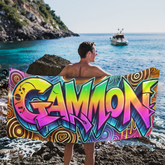 'Gammon' Beach Towel
