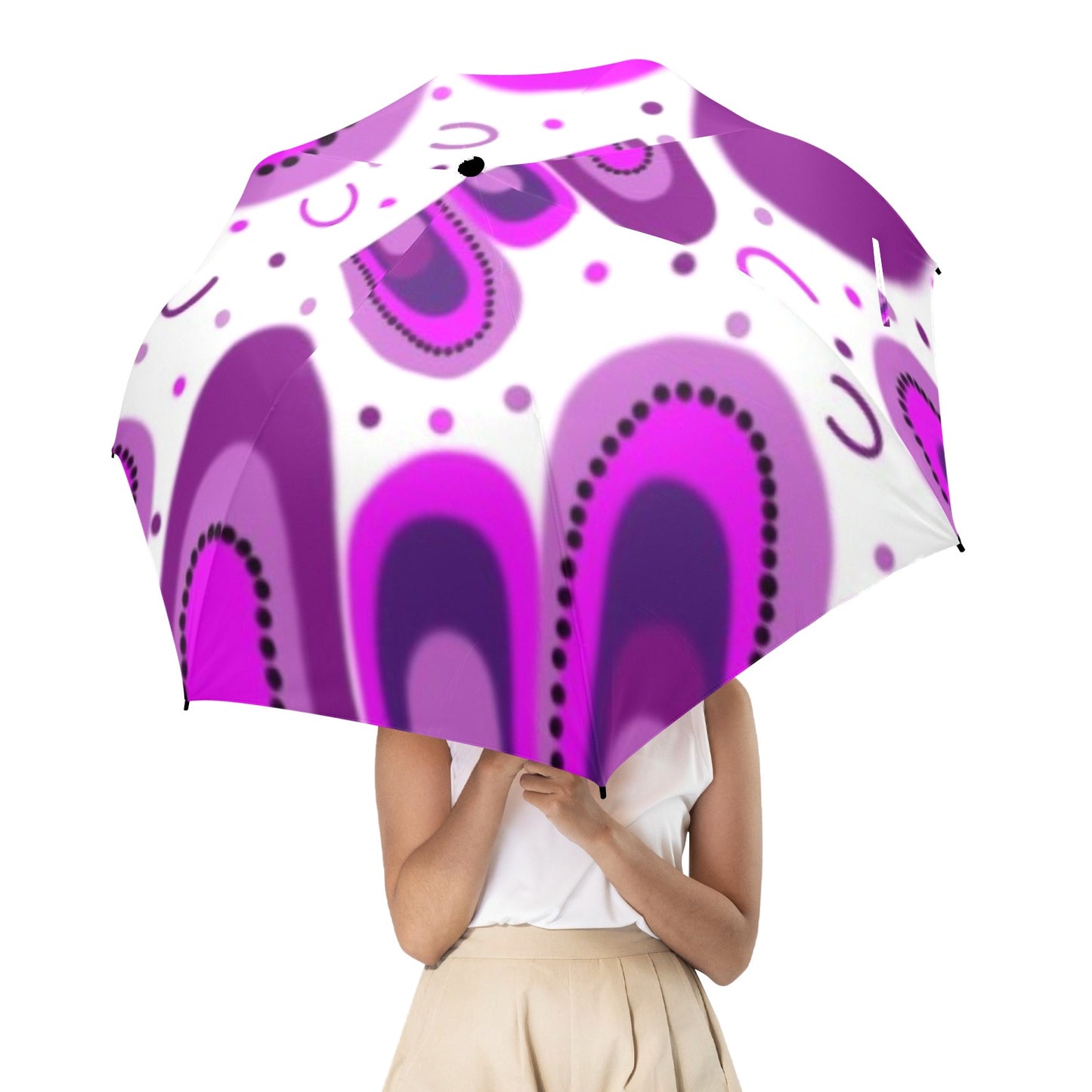 Moving Mountains Umbrella Semi-Automatic Foldable Umbrella