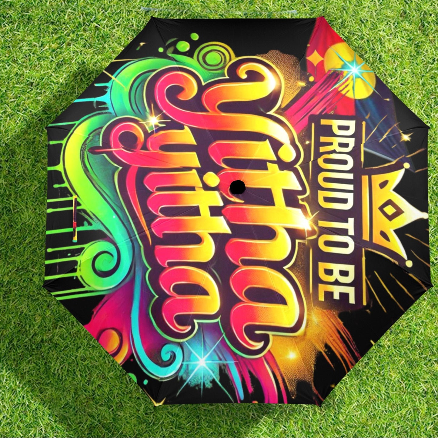 Proud to be Yitha Yitha Umbrella Semi-Automatic Foldable Umbrella