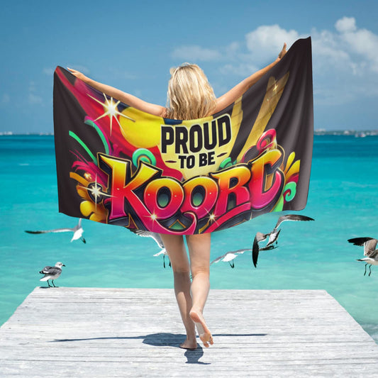 Proud to be Koori Beach Towel