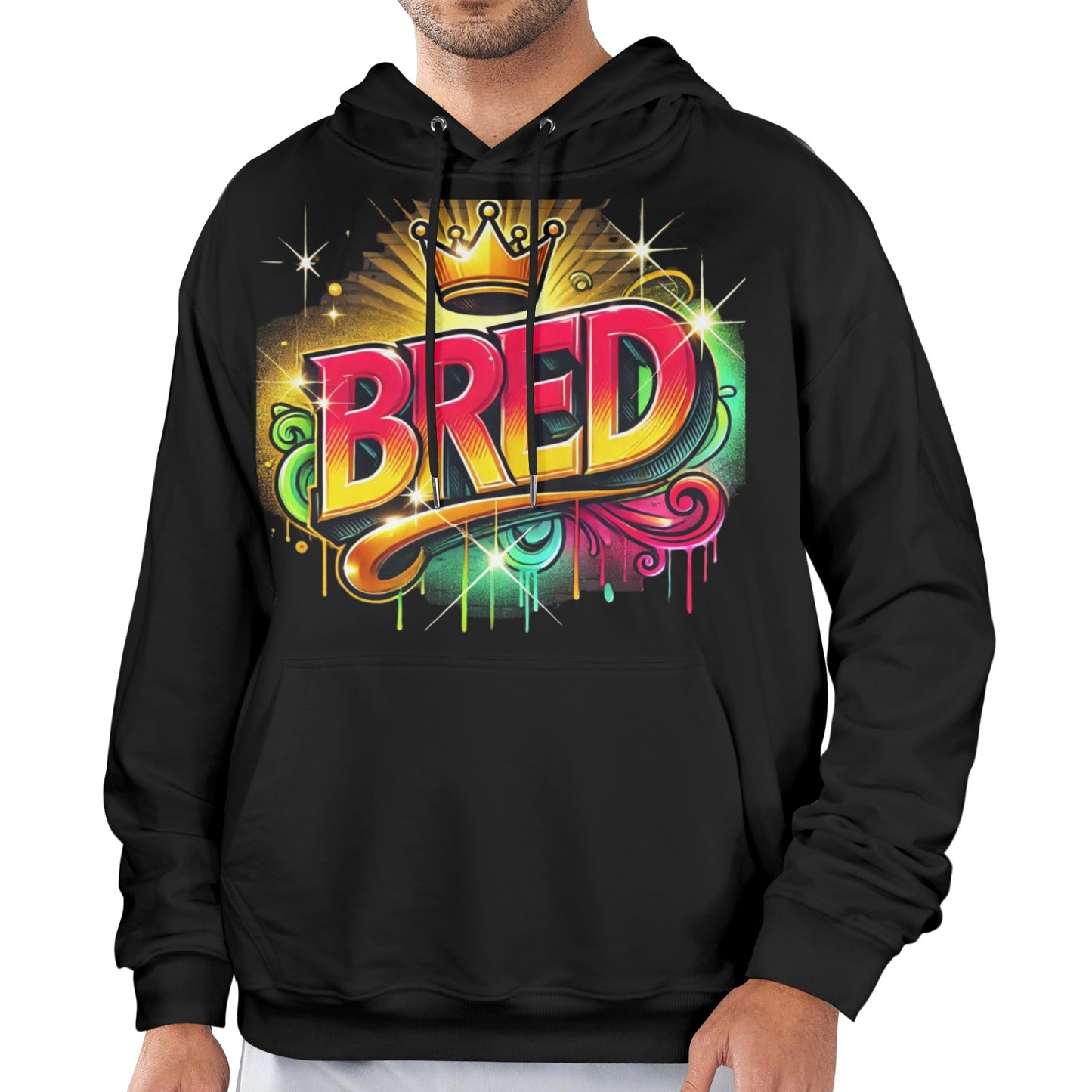 Bred Mens Hoodie