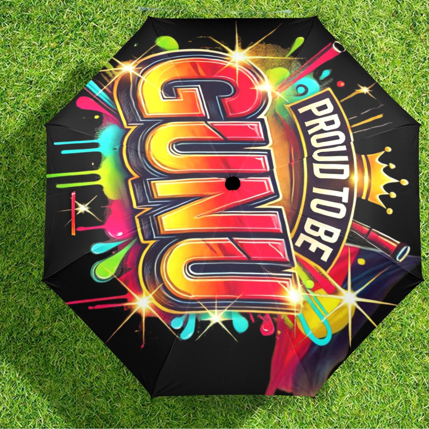 Proud To Be Gunu Umbrella Semi-Automatic Foldable Umbrella