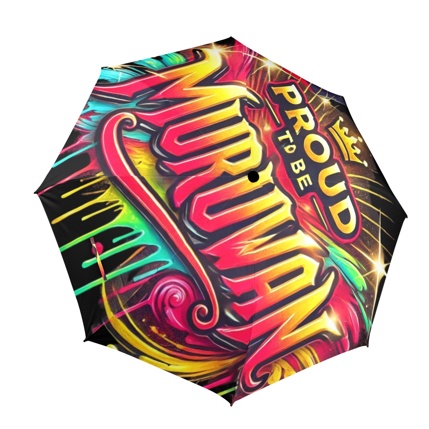 Proud To Be Muruwan Umbrella Semi-Automatic Foldable Umbrella