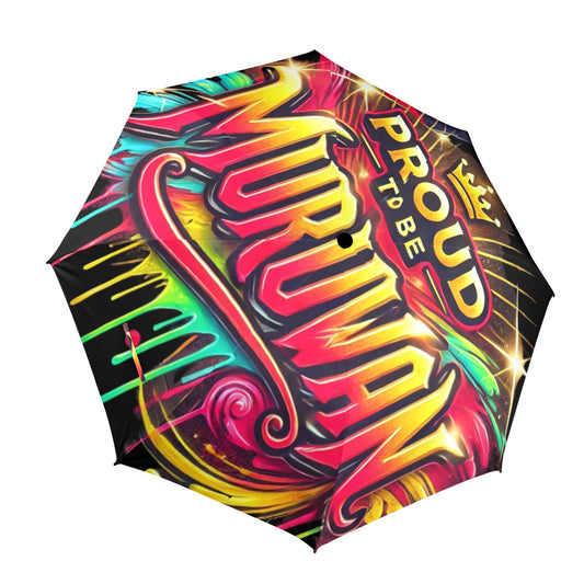 Proud To Be Muruwan Umbrella Semi-Automatic Foldable Umbrella