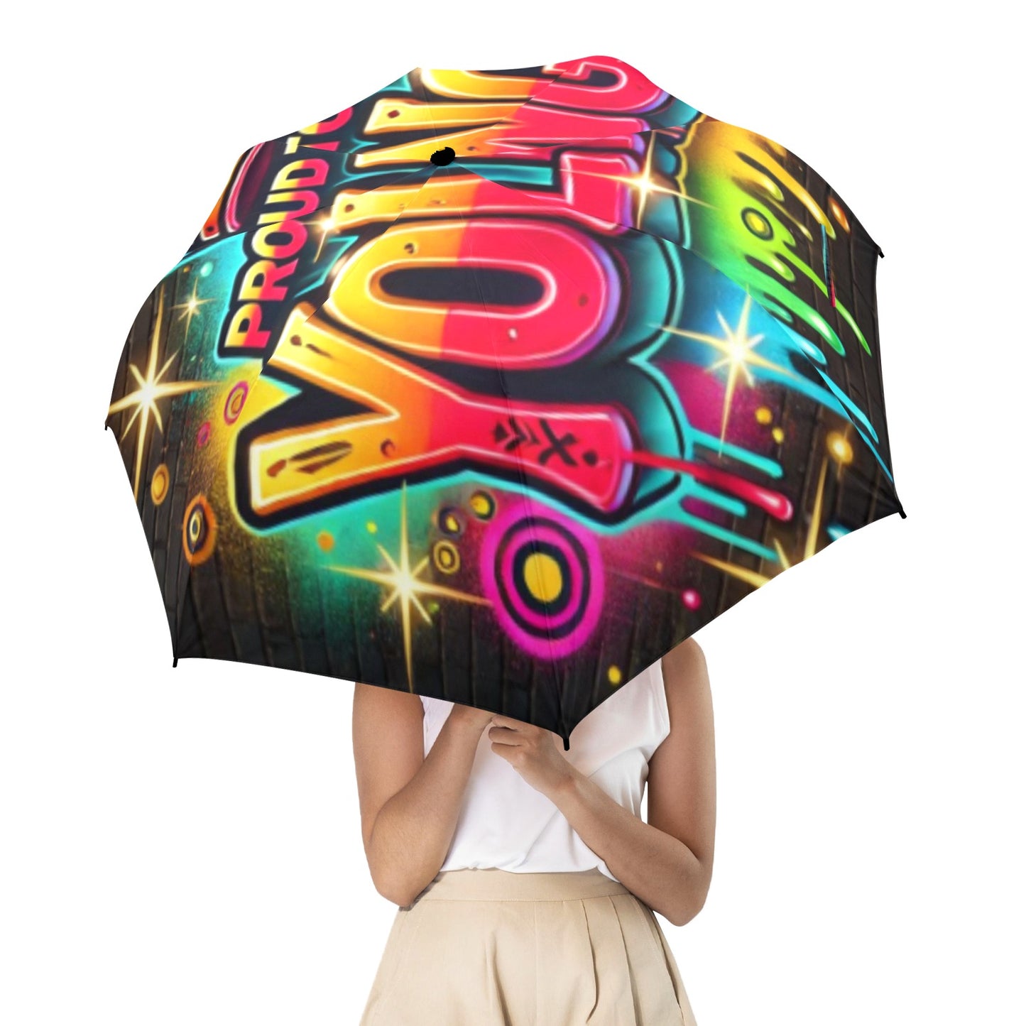 Proud to be Yolngu Semi-Automatic Umbrella