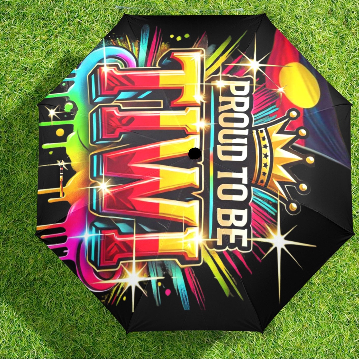 Proud To Be Tiwi Umbrella Semi-Automatic Foldable Umbrella