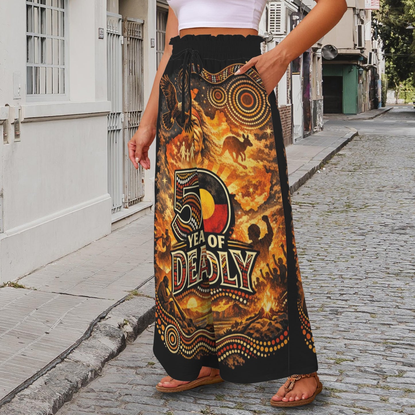 50 Years of Deadly Ladies Wide Leg Pants