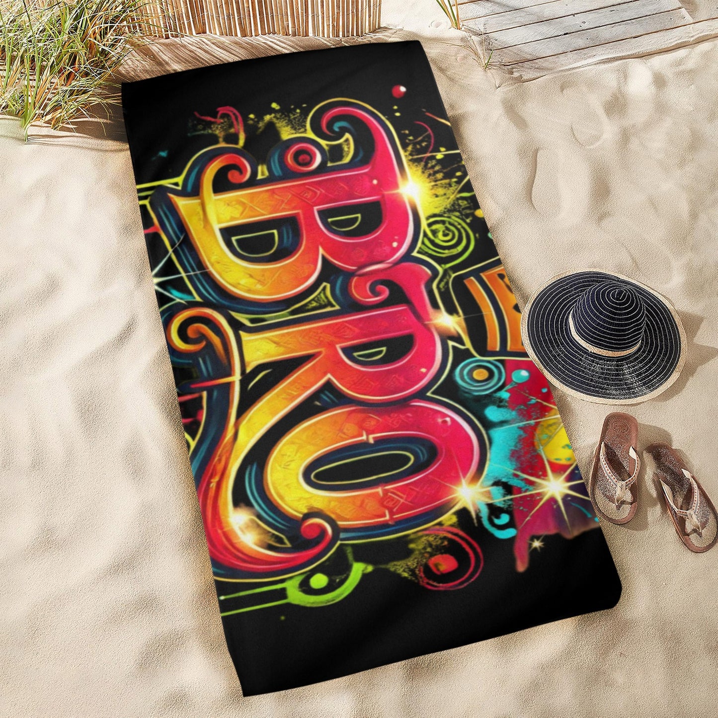 Bro Beach Towel