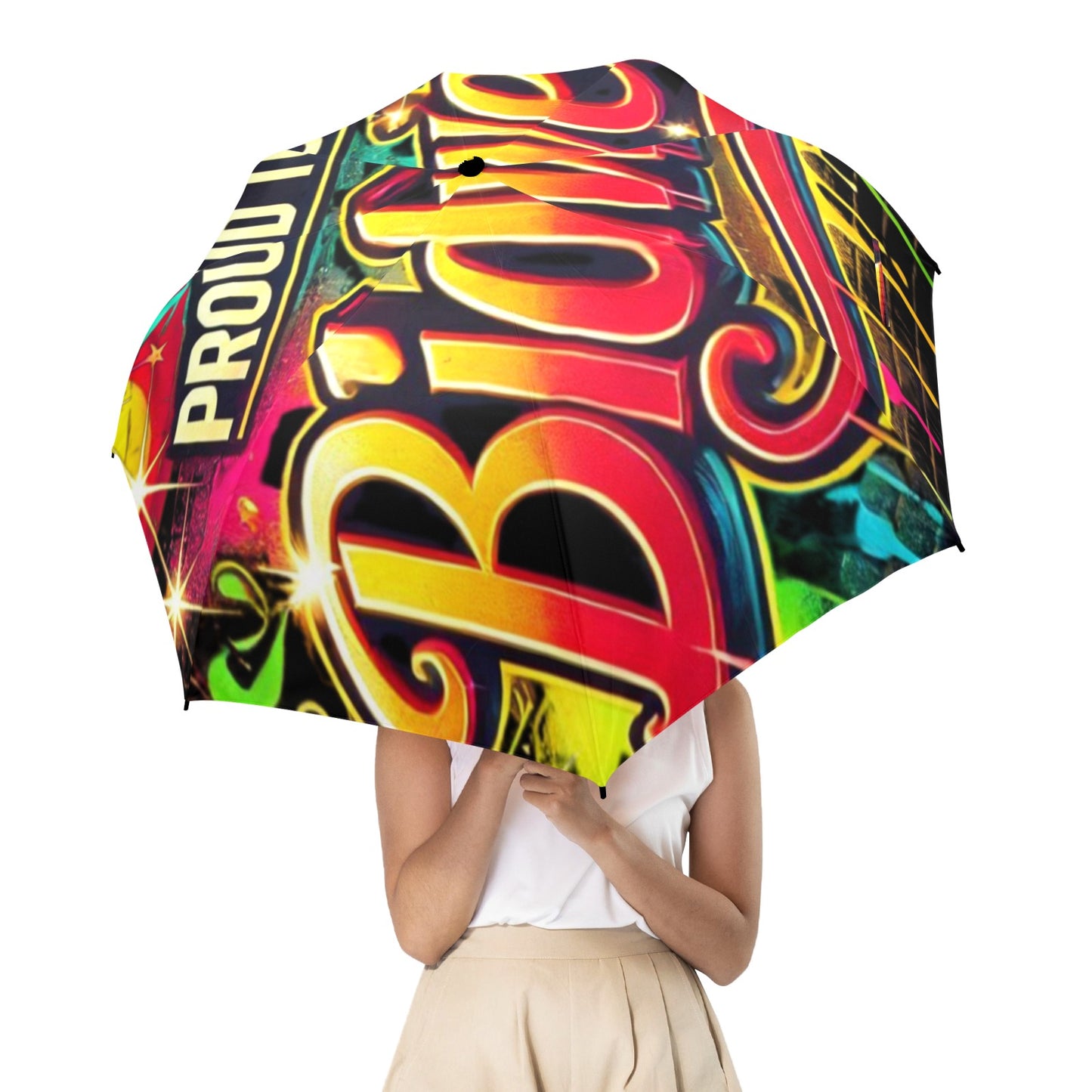 Proud To Be Bidwell Umbrella Semi-Automatic Foldable Umbrella