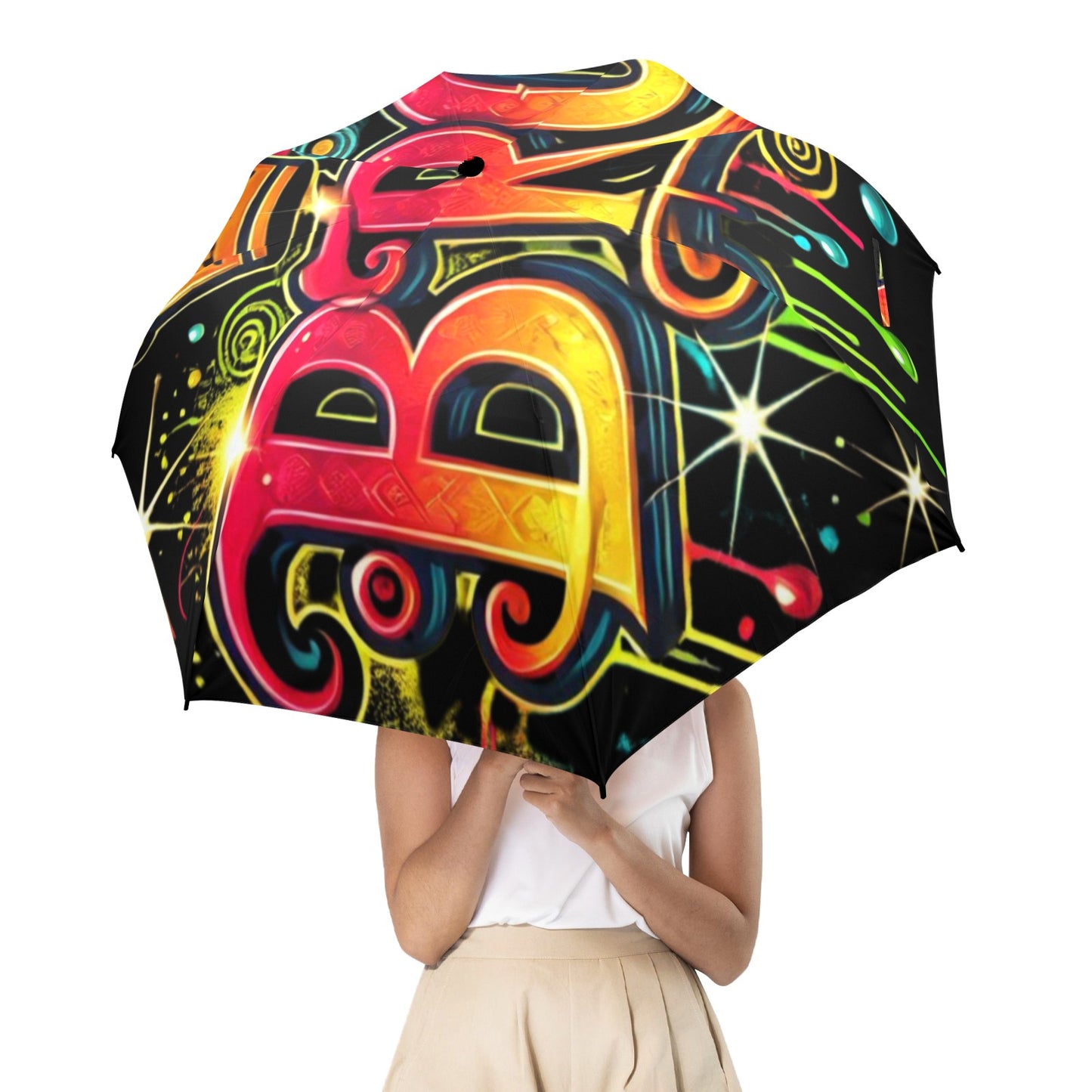 Bro Umbrella Semi-Automatic Foldable Umbrella