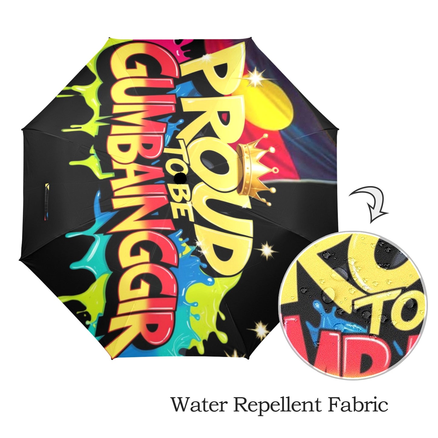 Proud to be Gumbainggir Umbrella Semi-Automatic Foldable Umbrella