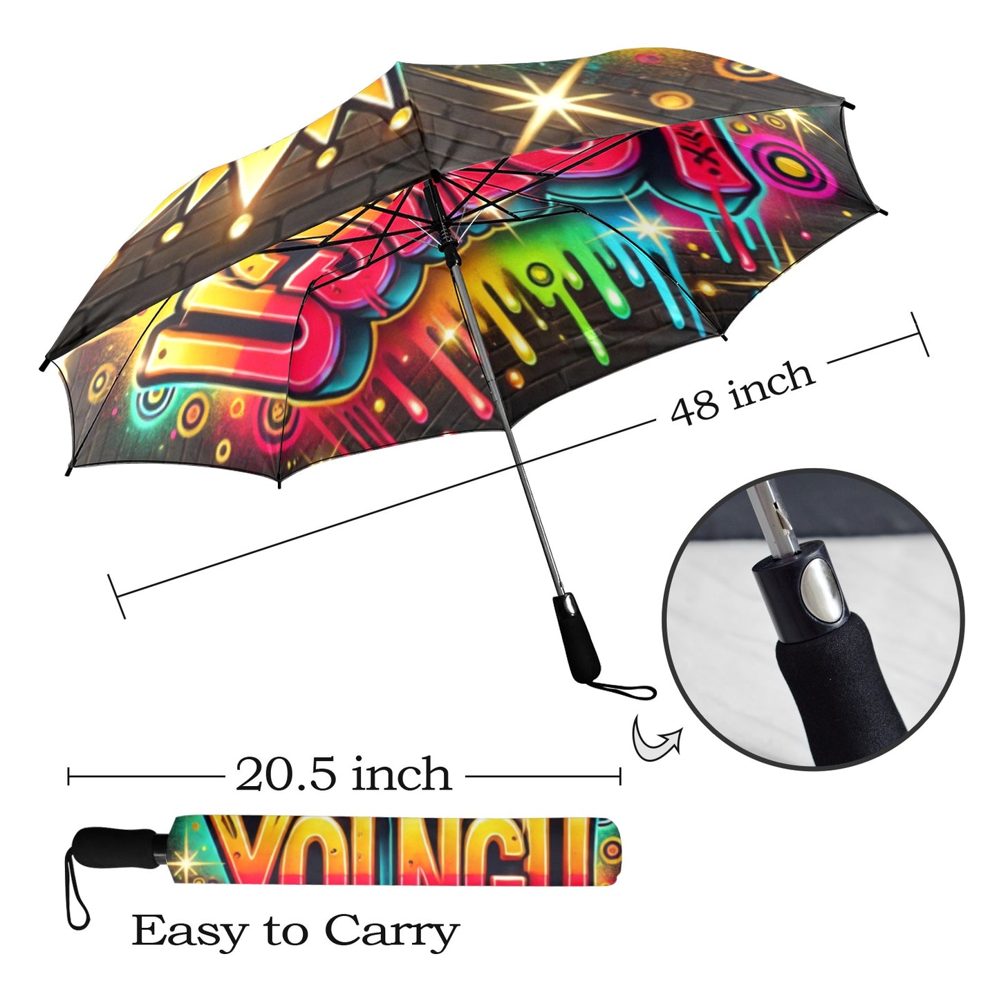 Proud to be Yolngu Semi-Automatic Umbrella