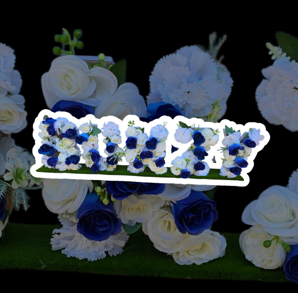 Floral Name Arrangement
