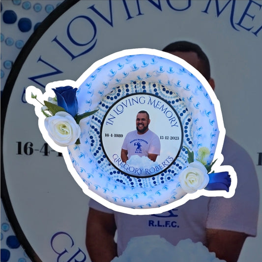 Personalised Memorial Wreath